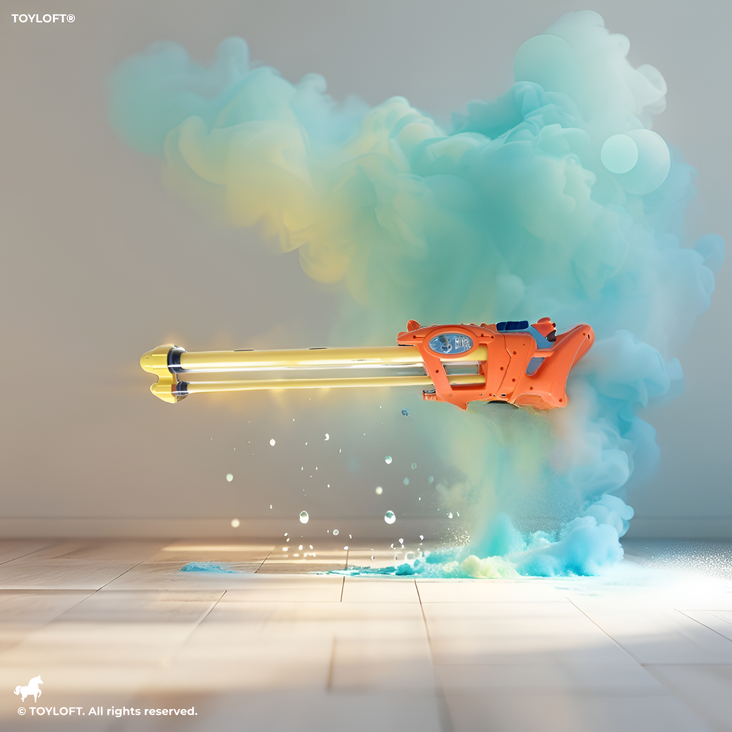 Max-Blast Streamer Professional Pump-Action Water Cannon | 350ml Ultimate High-Power Summer Water Blaster for Kids & Adults LMI15848