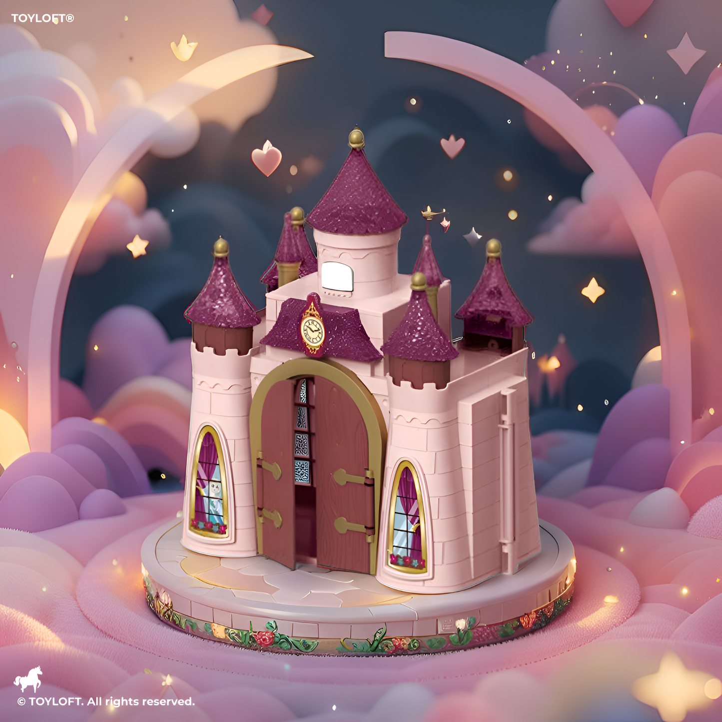 Dream Castle Toy House For Kids - Pink (MS-M-53)