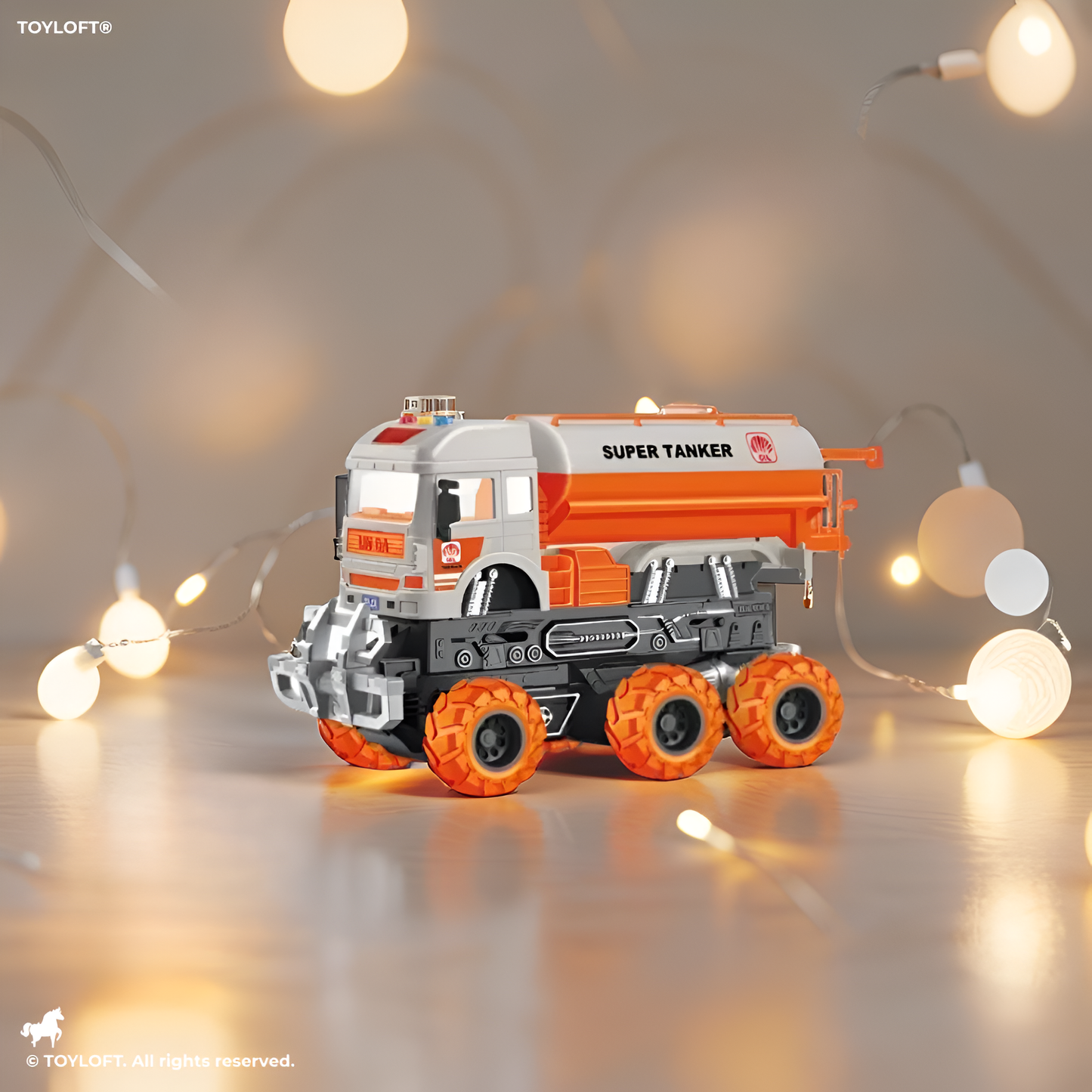 Super Tanker Deformation Truck Toy for Kids – 2-in-1 Transforming Vehicle Playset LMI11187.