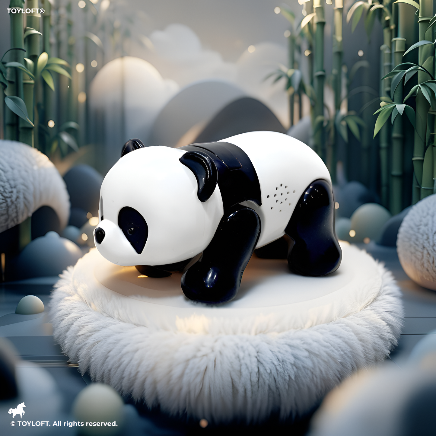 Electric Walking Panda Toy for Kids – Interactive Robot Pet with LED Eyes, Music & Sounds – Battery Operated Educational Animal Toy for Boys & Girls 3+ LMI10577