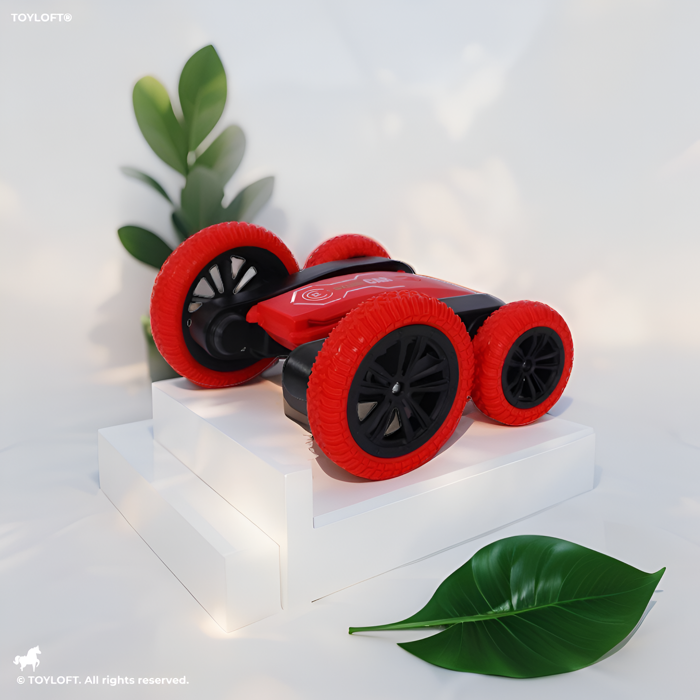 Turbo Stunt Car – 360° Flip RC Car for Kids, Rechargeable Remote Control Toy Vehicle LMI15815.