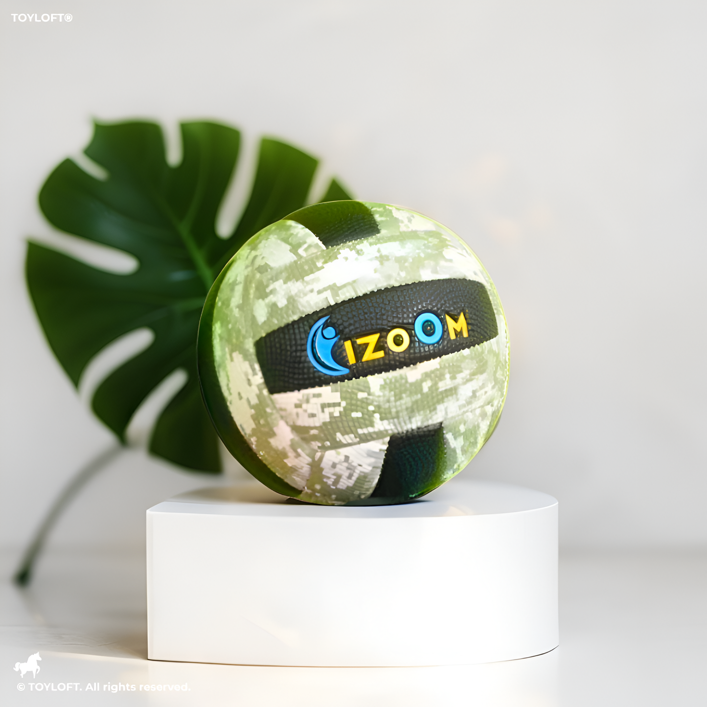 iZoom Grey & Black Outdoor Volleyball – Durable, High-Visibility Beach & Court Ball LMI15660.