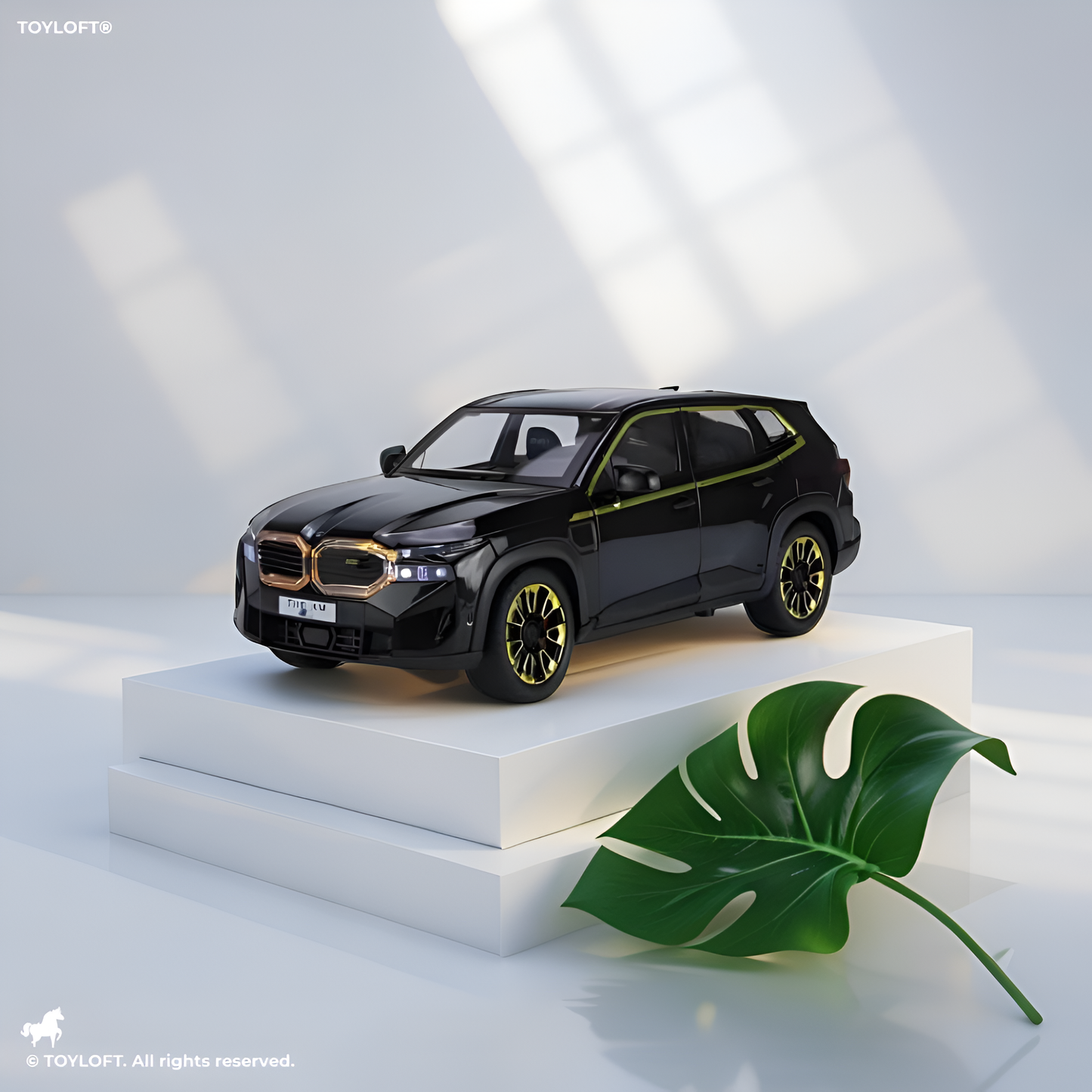BMW XM Model Diecast Car Scale 1:24 - Obsidian Black.