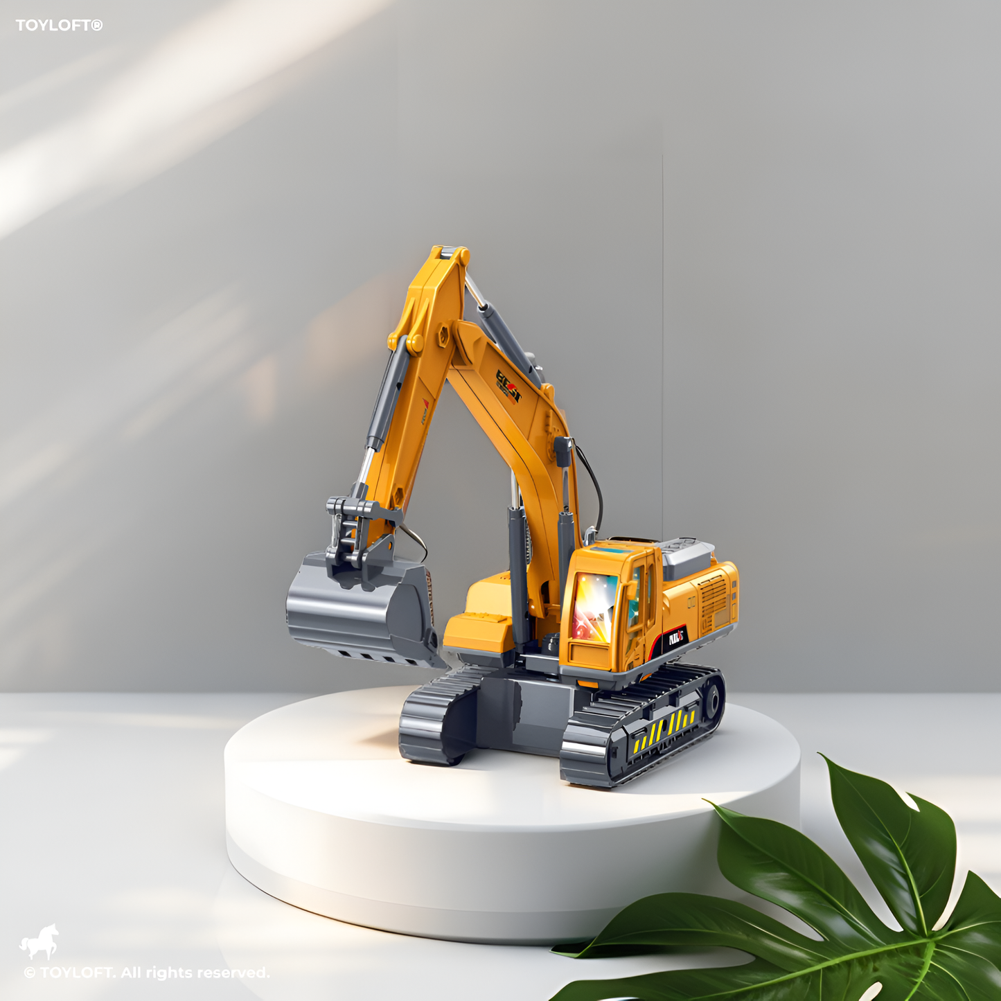 Inertial Engineering Truck – 360° Rotating Remote Control Construction Vehicle LMI15423.