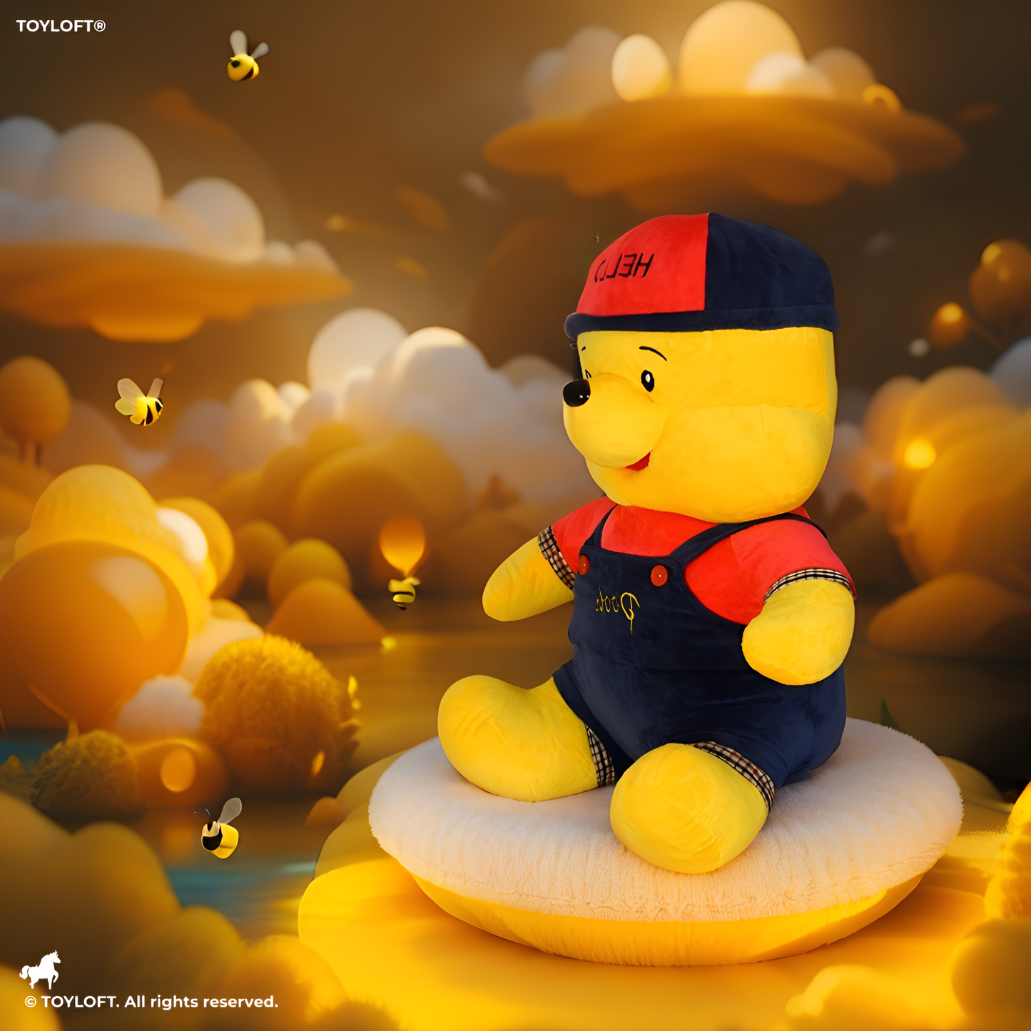 The Pooh Soft Toy For Kids (L-J-86)