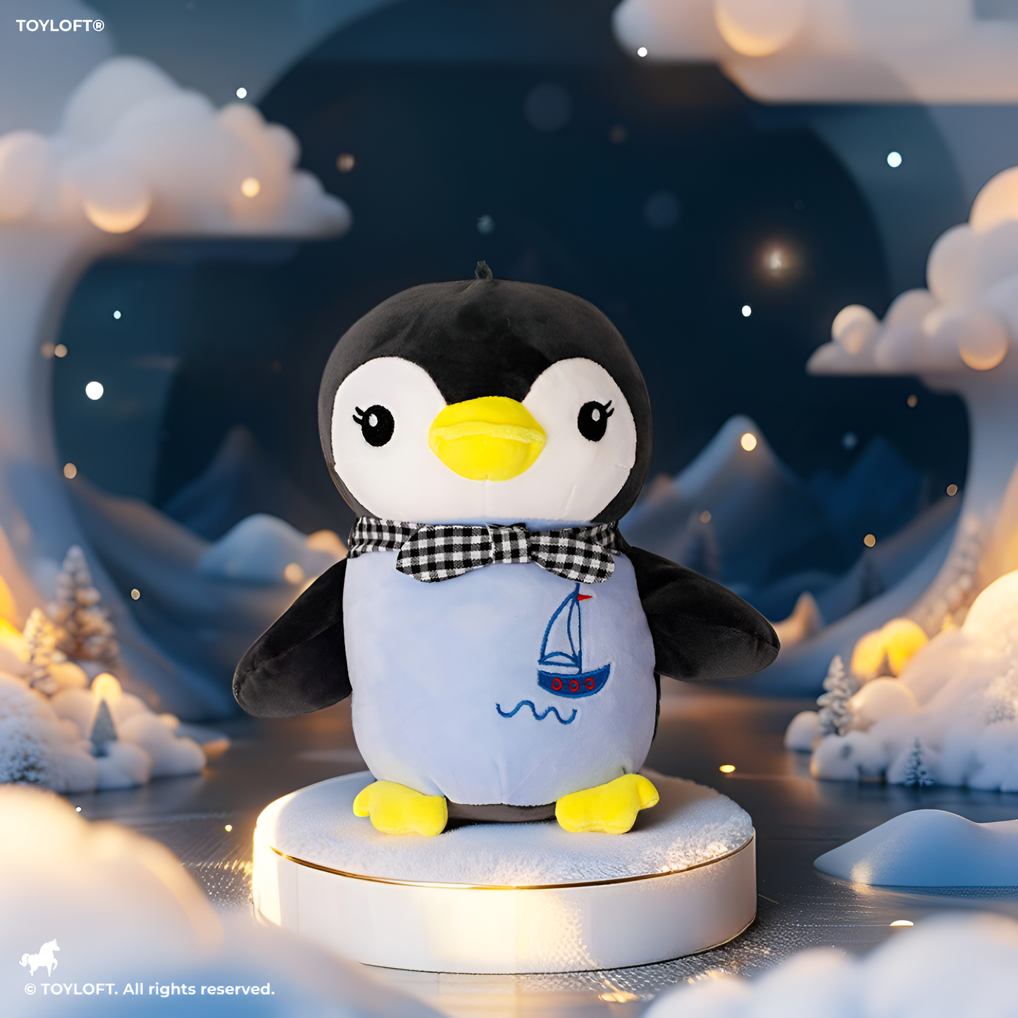 Black Penguin Soft Toy For Kids - 40 CM (MS-M-3)