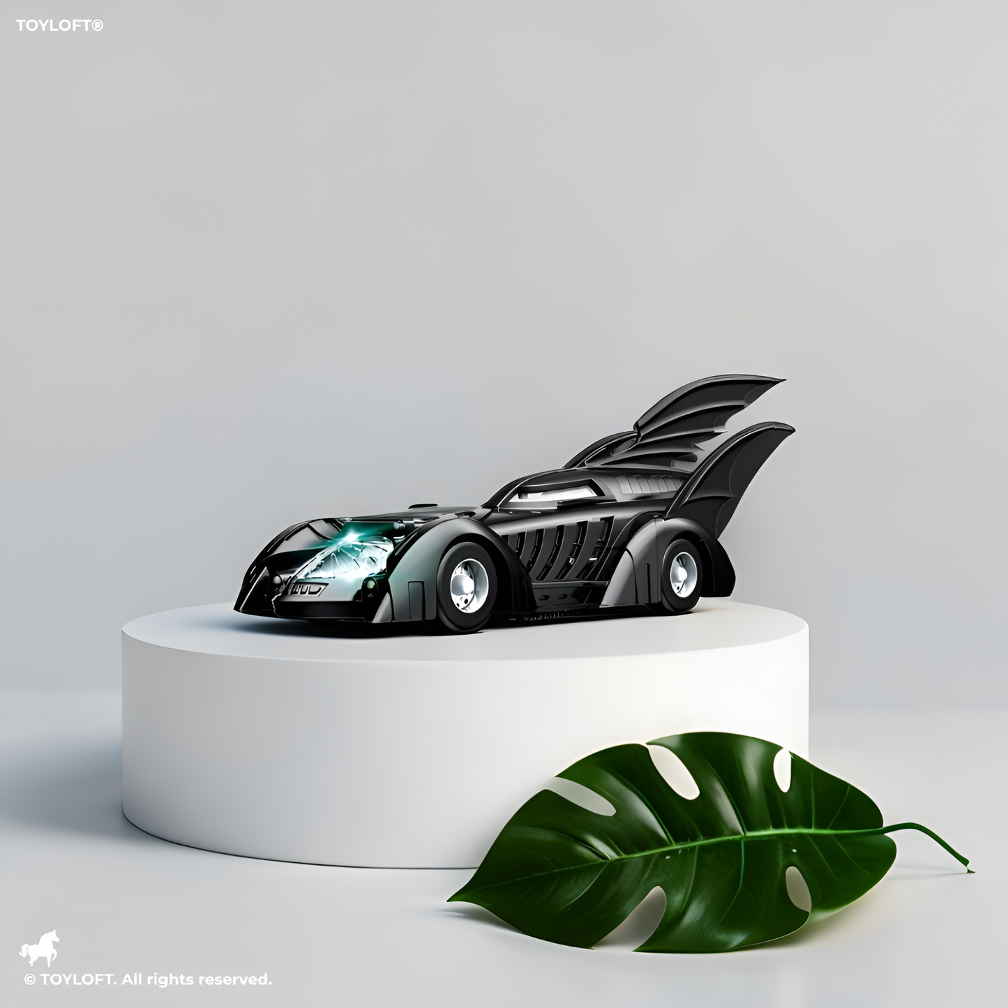 Black Phantom - Batman Diecast Car for Kids | Premium Design, Lights & Detailing | Perfect Gift for Young Superhero Fans - MD1788.