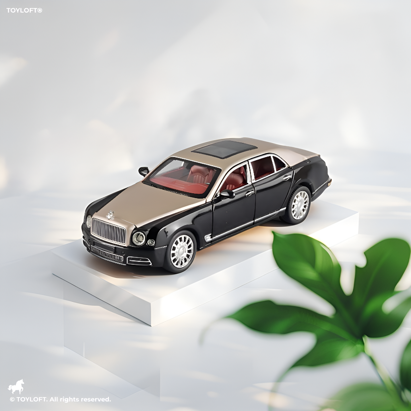 Bentley Mulsanne Metal Diecast Car Scale 1:24 - Gold (TV-AG-24)