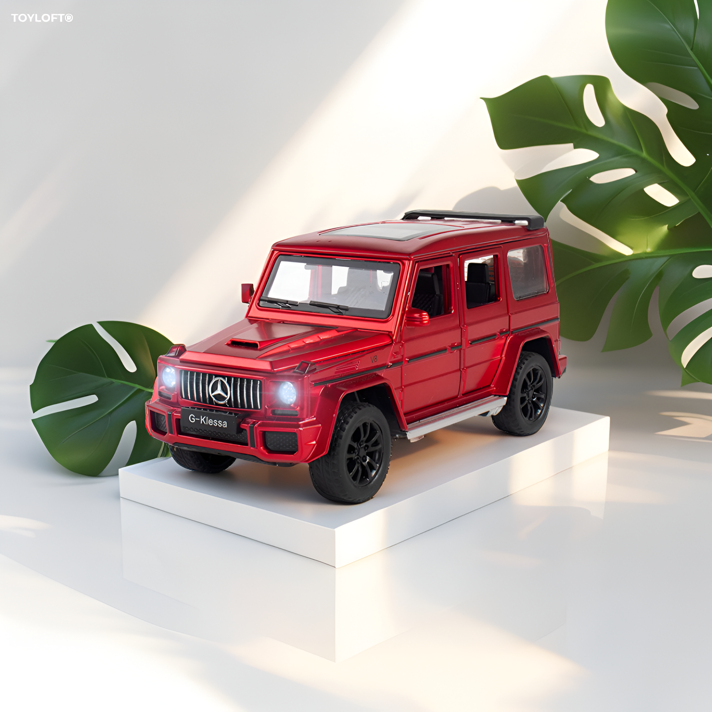 Mercedes Benz  G63 Modal Metal Diecast 1:32 Car - Red (NX-AG-24)