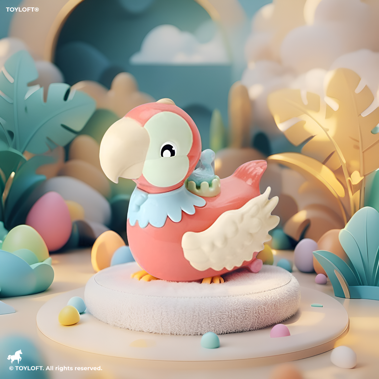 Eggs Laying Parrot Fun Toy For Kids - MS-S-24-200