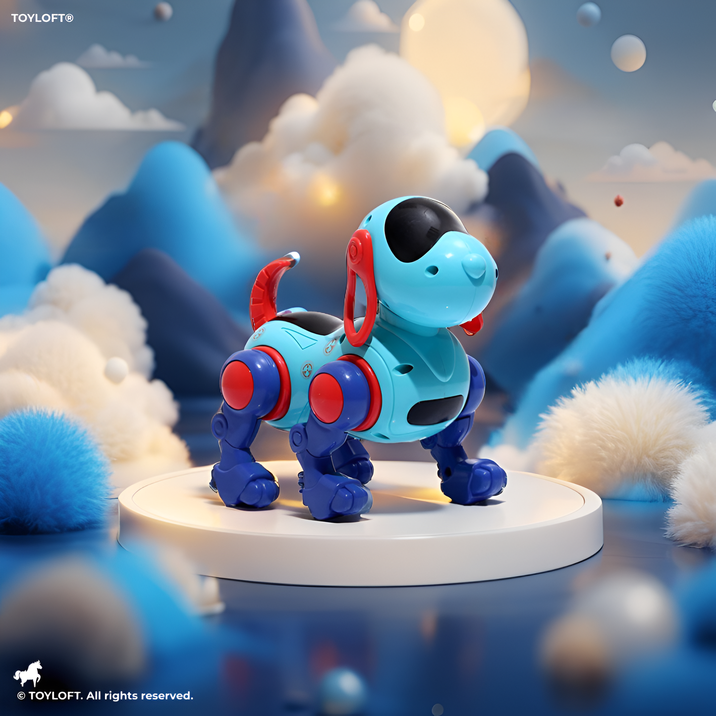 Futuristic Walking Robot Dog Toy For Kids With Lights And Sound