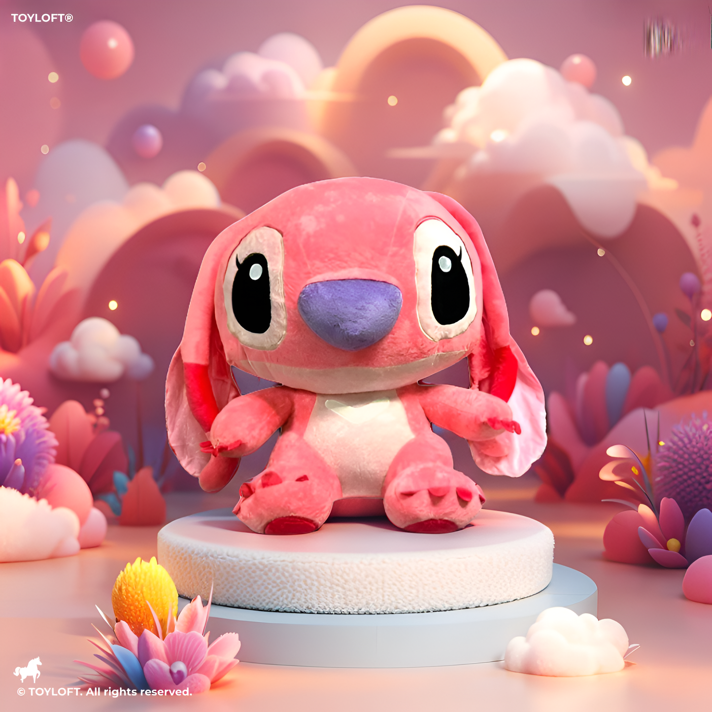 Lilo Plush Toy Soft Pink Stuffed Animal for Kids | Cute & Huggable Teddy Soft Toy.