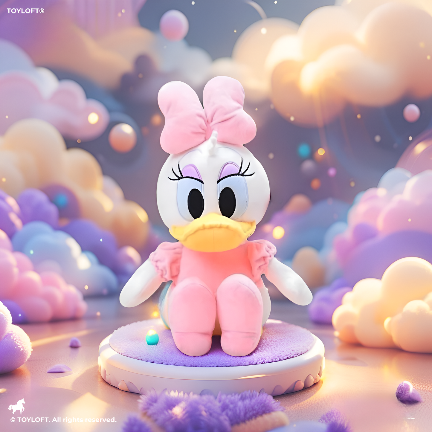 Spongy Daisy Duck Soft Toy - 40 CM Daisy Duck (MS-M-6)