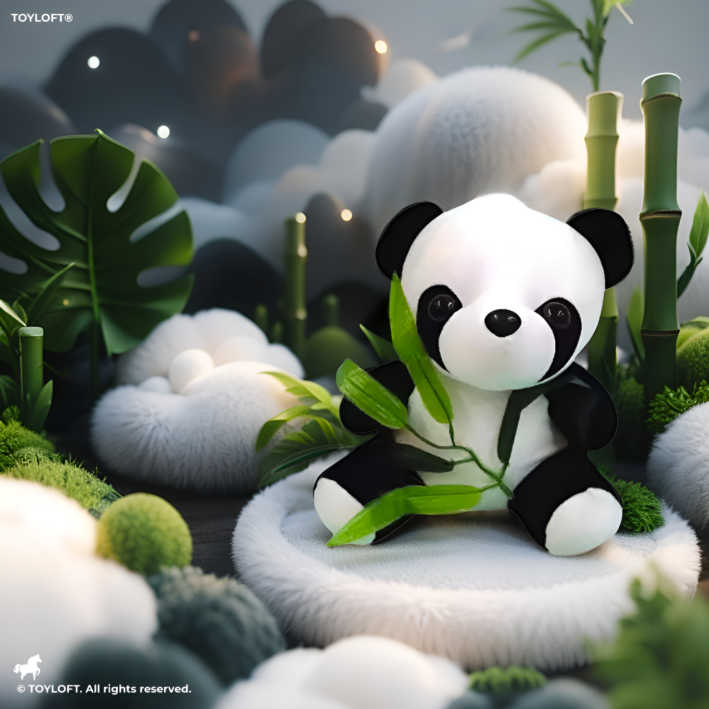 Cute Panda Soft Toy – 8 Inch Adorable Plush Stuffed Animal for Kids LMI11591.