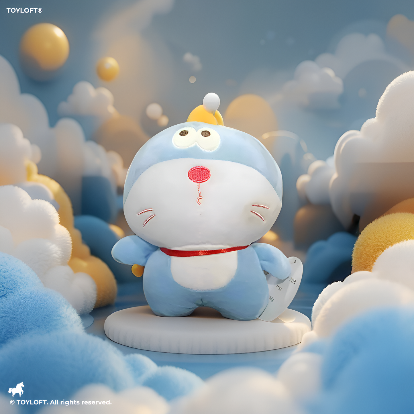 Doraemon Plush Toy 7 Inch – Soft Stuffed Cartoon Doll for Kids LMI11446.