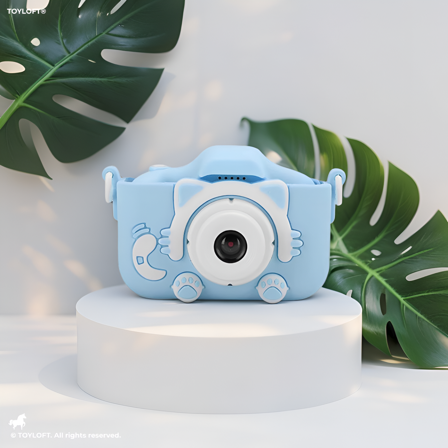 Kids Portable Selfie Camera Toy - Blue (MS-M-48)