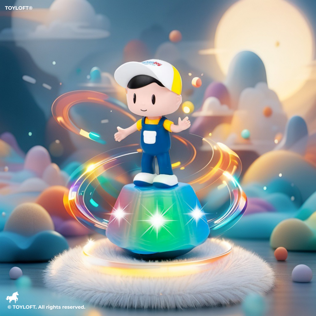TwirlBoy – 360° Rotating Musical Dancing Toy with Lights & Sound for Kids - MS14200