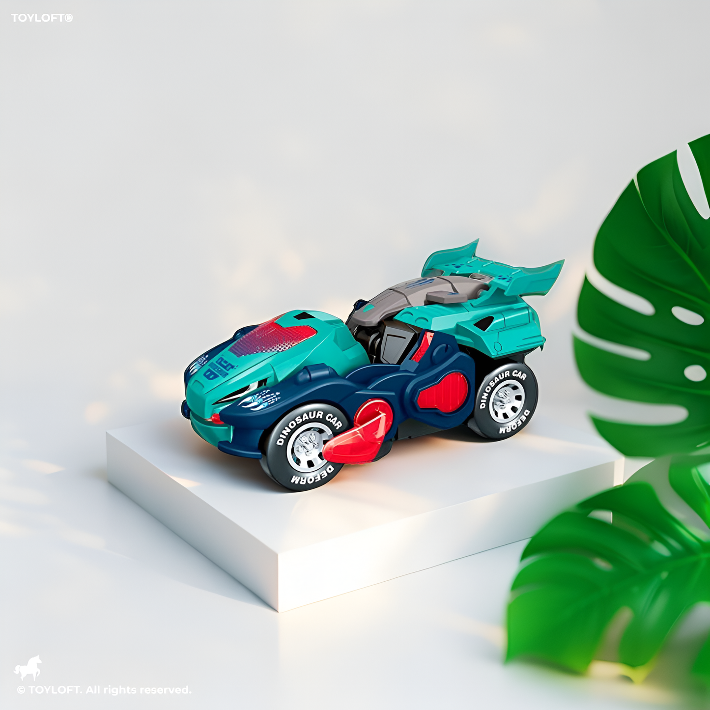 Dinosaur Car With Flashing Lights And Sound (L-85)