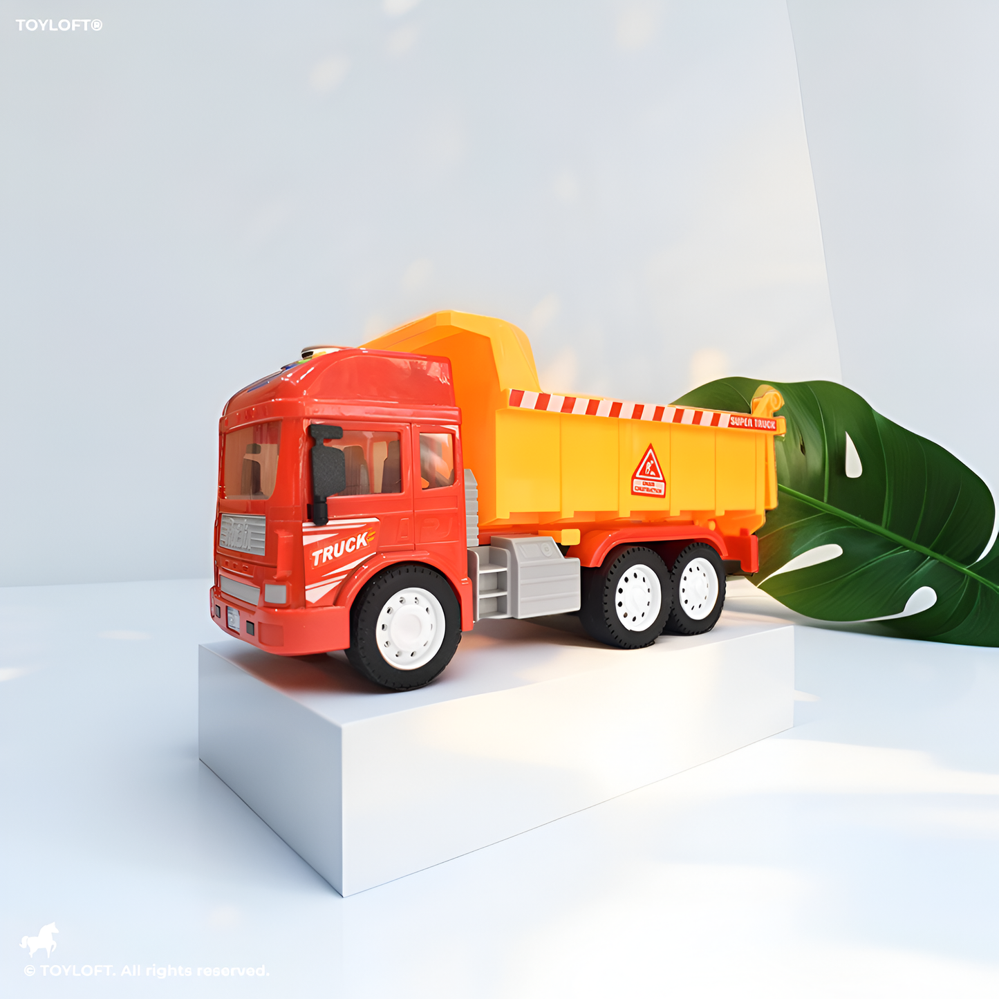 Dumper Truck Toy with Light, Music For Kids LMI11215.