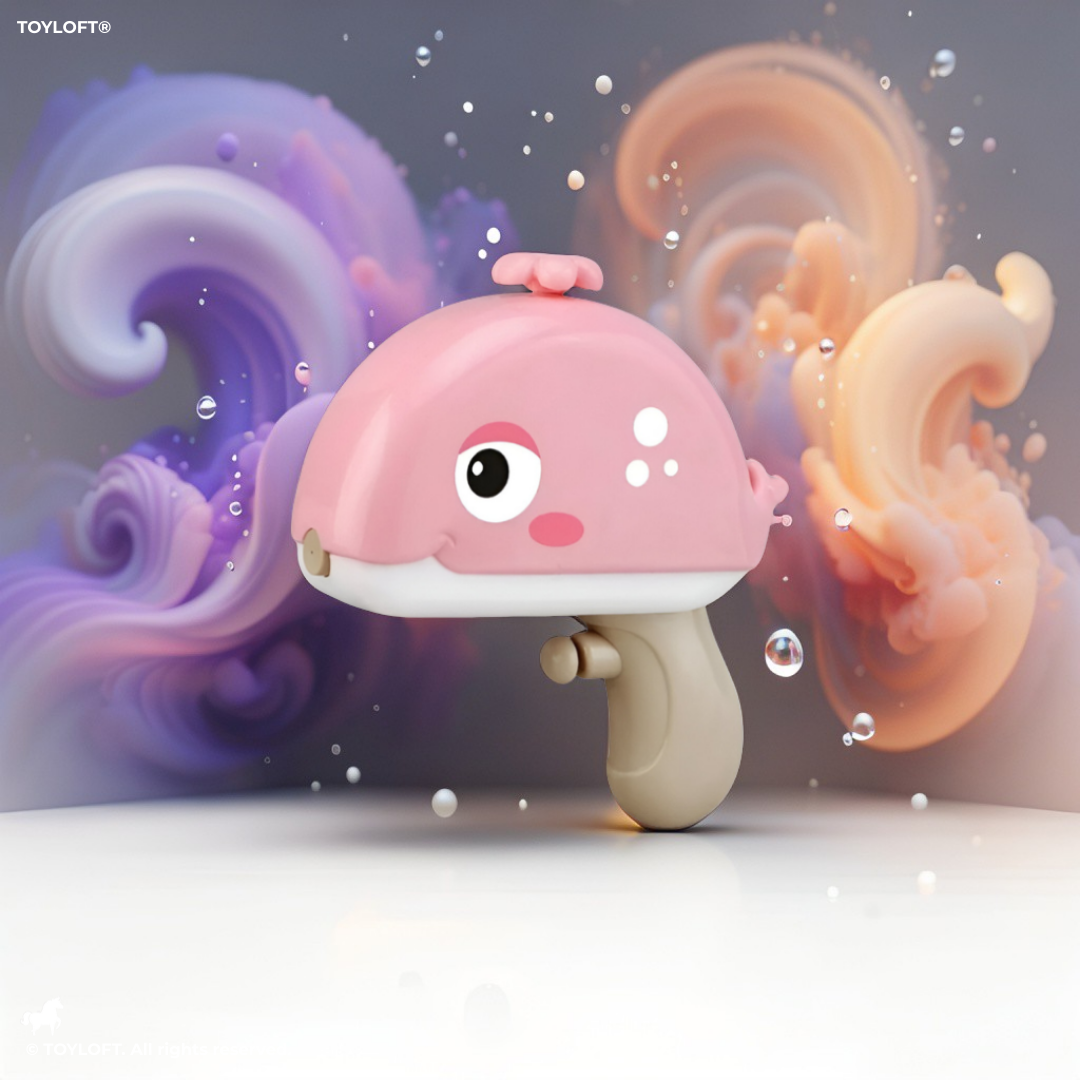 Pink Dolphin Cartoon Whale Water Gun – Portable Summer Squirt Toy for Kids, Beach & Pool Fun, Outdoor Party Favor LMI11303
