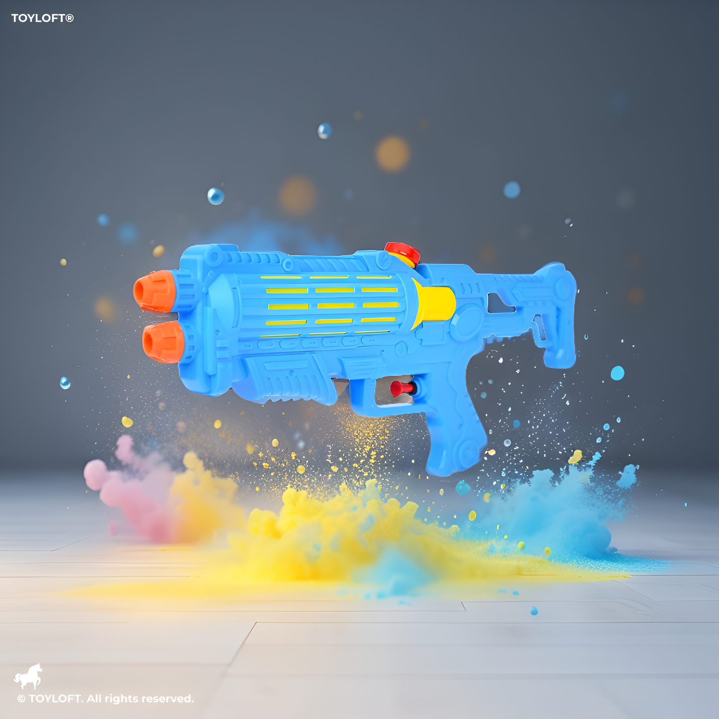 Water Squirters Toy – Filled and Ready for Fun – Outdoor Squirt Gun for Kids & Adults Blue LMI16097.