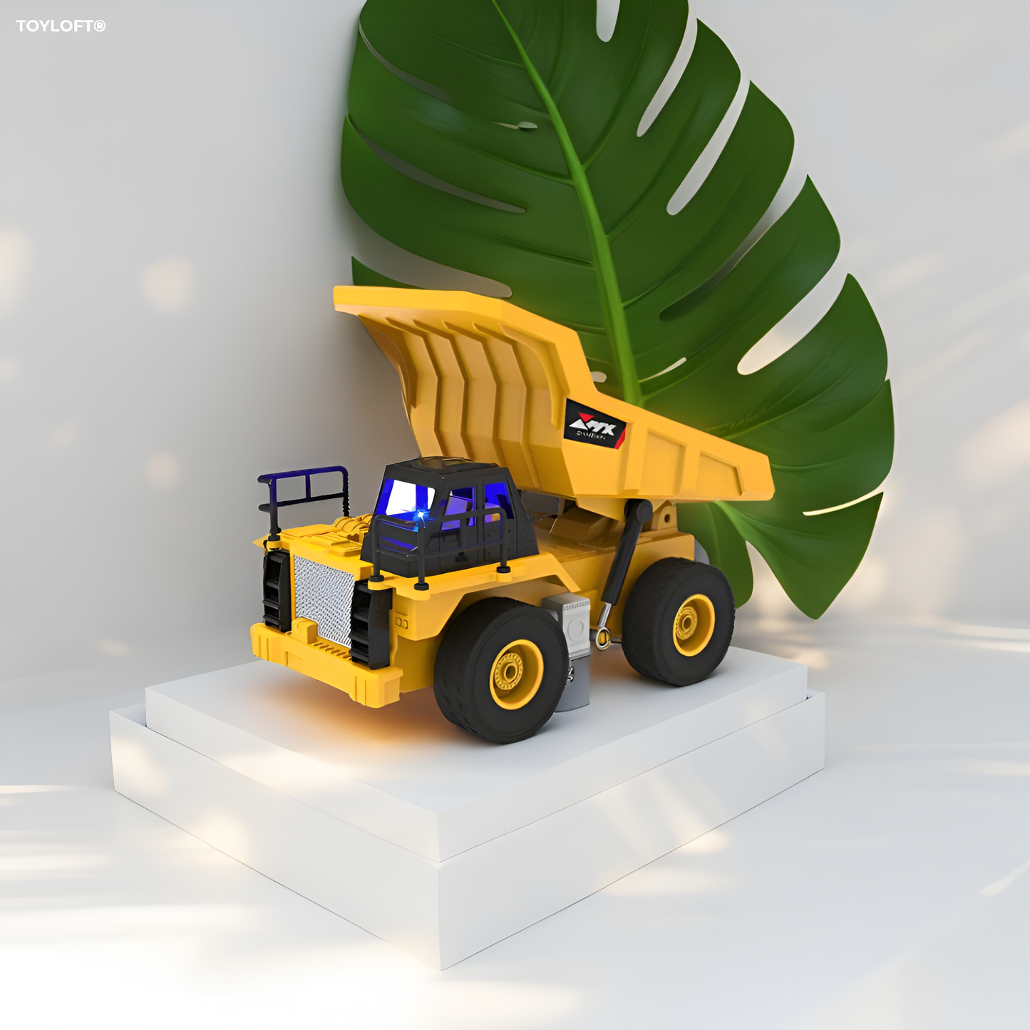 MudMonster X5 – Advanced 5-Channel Remote Control Dump Truck Toy for Kids with Realistic Features - MD1011.