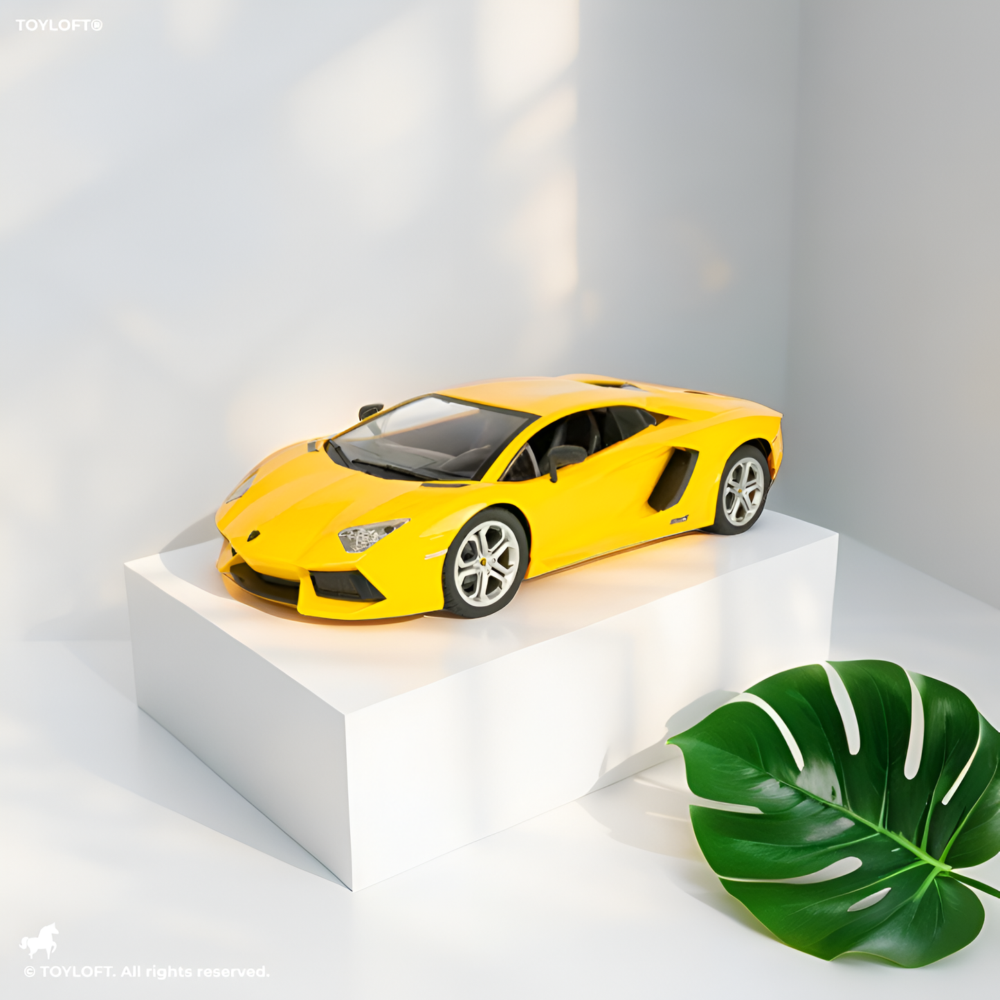 Lamborghini Remote Control Car Rechargeable | High Speed RC Sports Car Toy for Kids Yellow LMI14041.