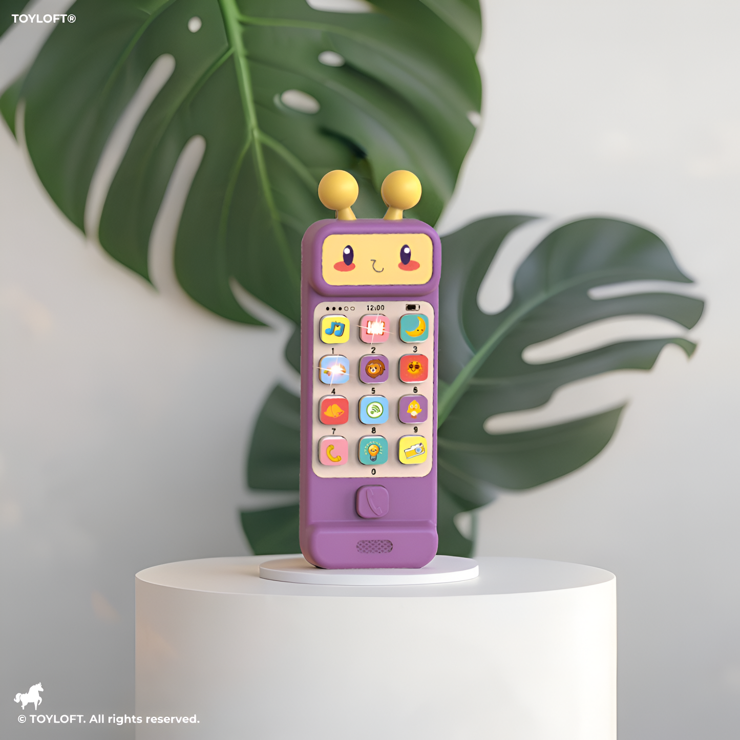 StoryPhone – Educational Kids’ Music & Story Phone Toy | Interactive Learning Smartphone for Toddlers Lavender LMI15076.