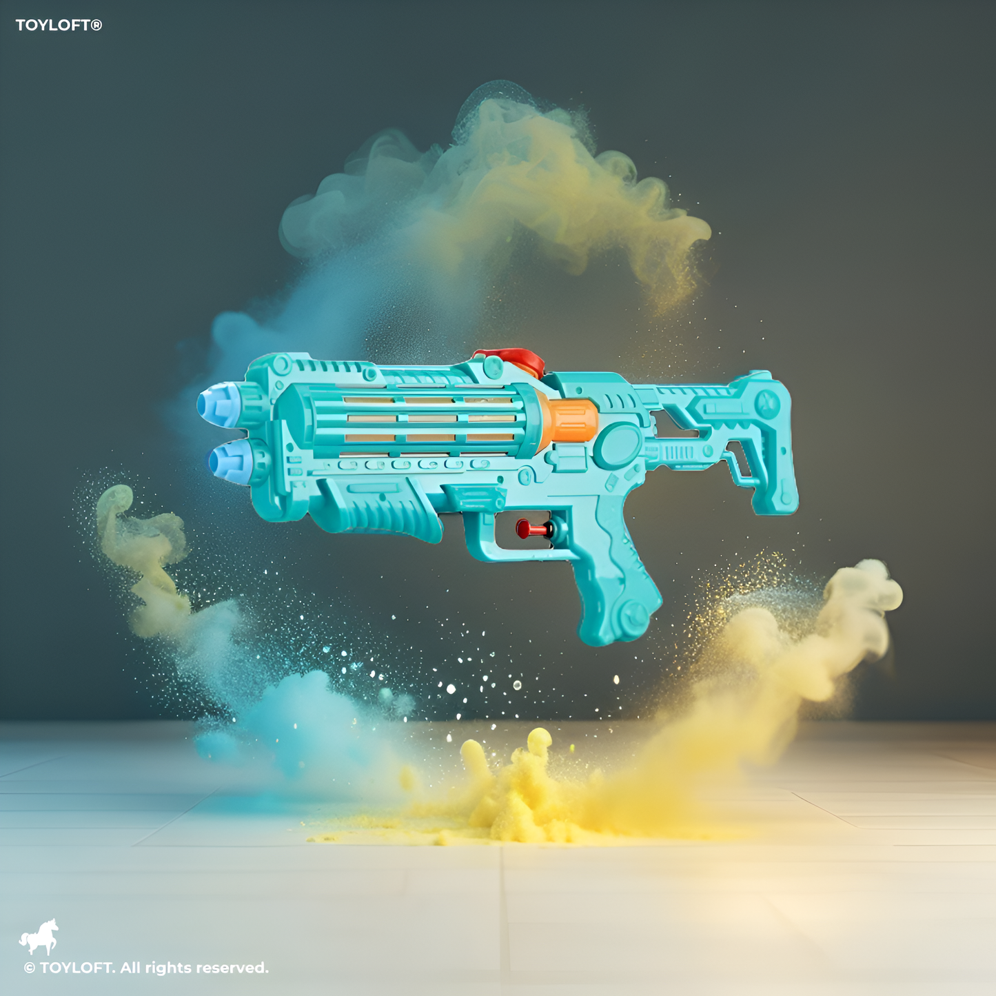 Water Squirters Toy – Filled and Ready for Fun – Outdoor Squirt Gun for Kids & Adults Turquoise LMI16097.