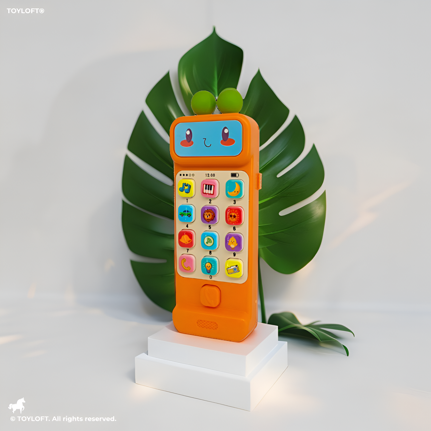 StoryPhone – Educational Kids’ Music & Story Phone Toy | Interactive Learning Smartphone for Toddlers Orange LMI15076.