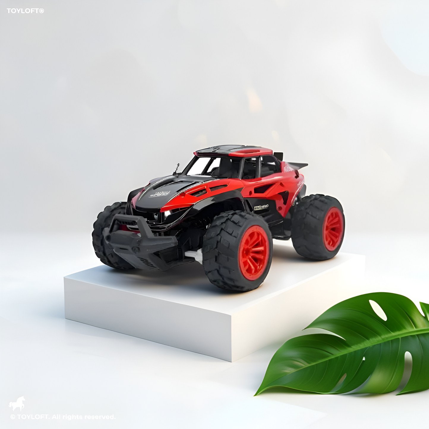 Red -PulseX – Remote Control Car – High-Speed RC Off-Road Monster Truck – Outdoor Hobby Electric Climbing Vehicle Toy & Gift - MS11044.