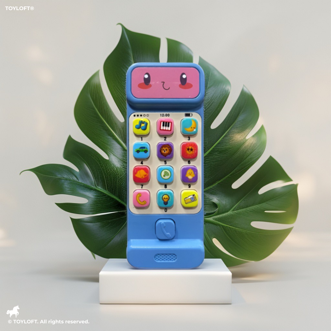 StoryPhone – Educational Kids’ Music & Story Phone Toy | Interactive Learning Smartphone for Toddlers Blue LMI15076.