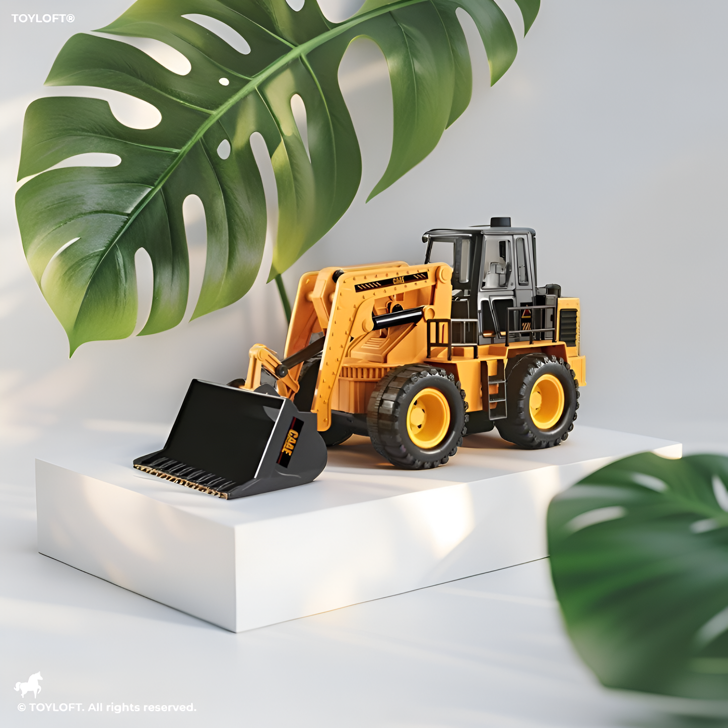 MightyDozer - RC Bulldozer Truck Toy | Remote Control Bulldozer Toy For Girls & Boys - LMI14205