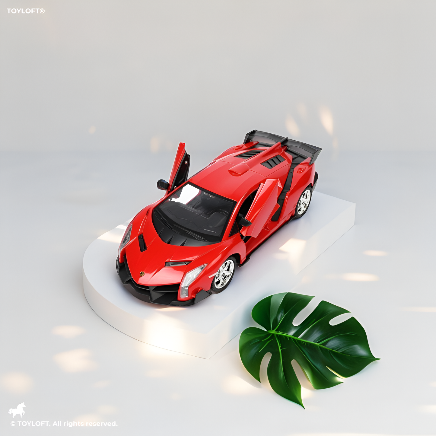 Red Supercar RC Model Toy – High-Speed Remote Control Car with Butterfly Doors | Rechargeable Race Car for Kids LMI10889.