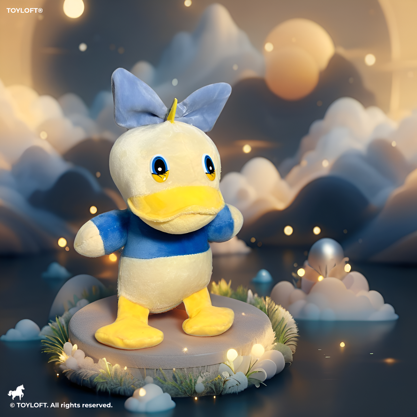 Blue - Donal Duck Daisy - Disney Cartoon Soft Toy For Kids 7 inch - MS14581