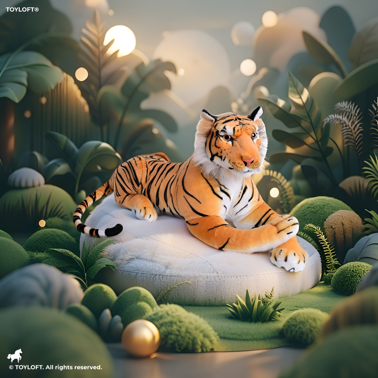 Tiger Soft Toy For Kids - 73 Cm (M-M-3)