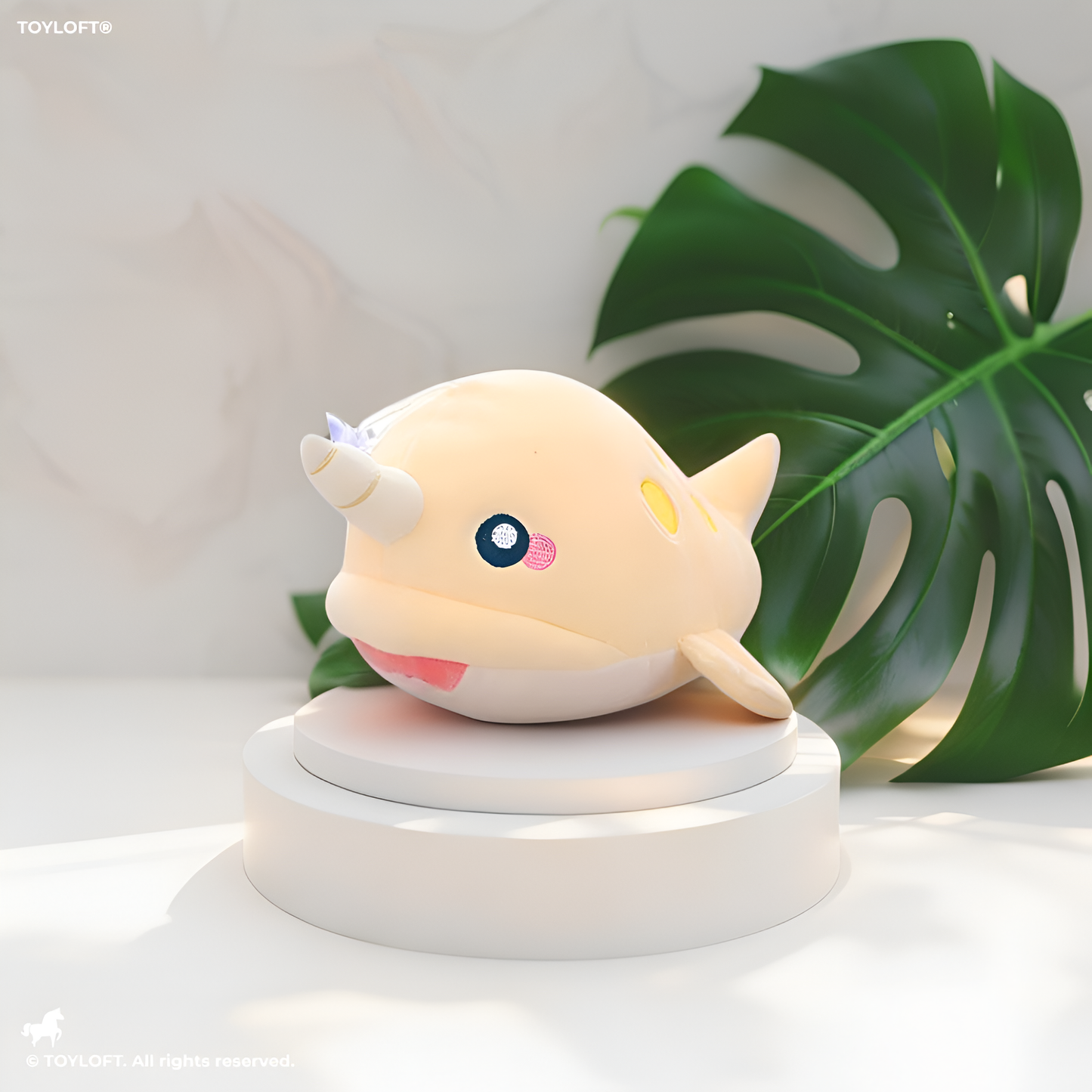 Yellow - Unicorn Whale - Super Soft Unicorn Fish Whale Plush Soft Toy for Kids Baby Boys Girls 7 inch - MS14580.