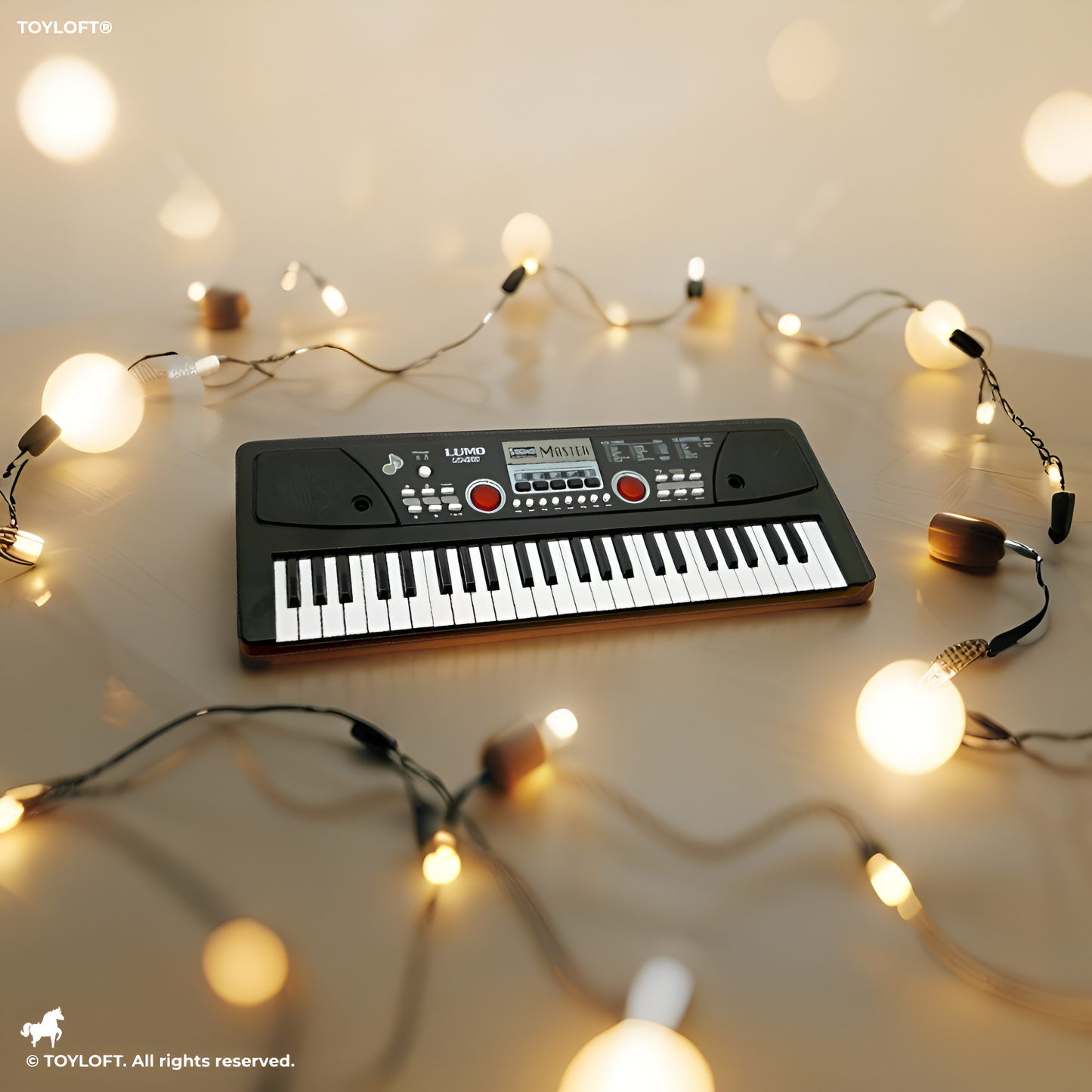 Electronic Keyboard Piano for Kids with Microphone | Educational Musical Toy for Boys & Girls LMI15051.