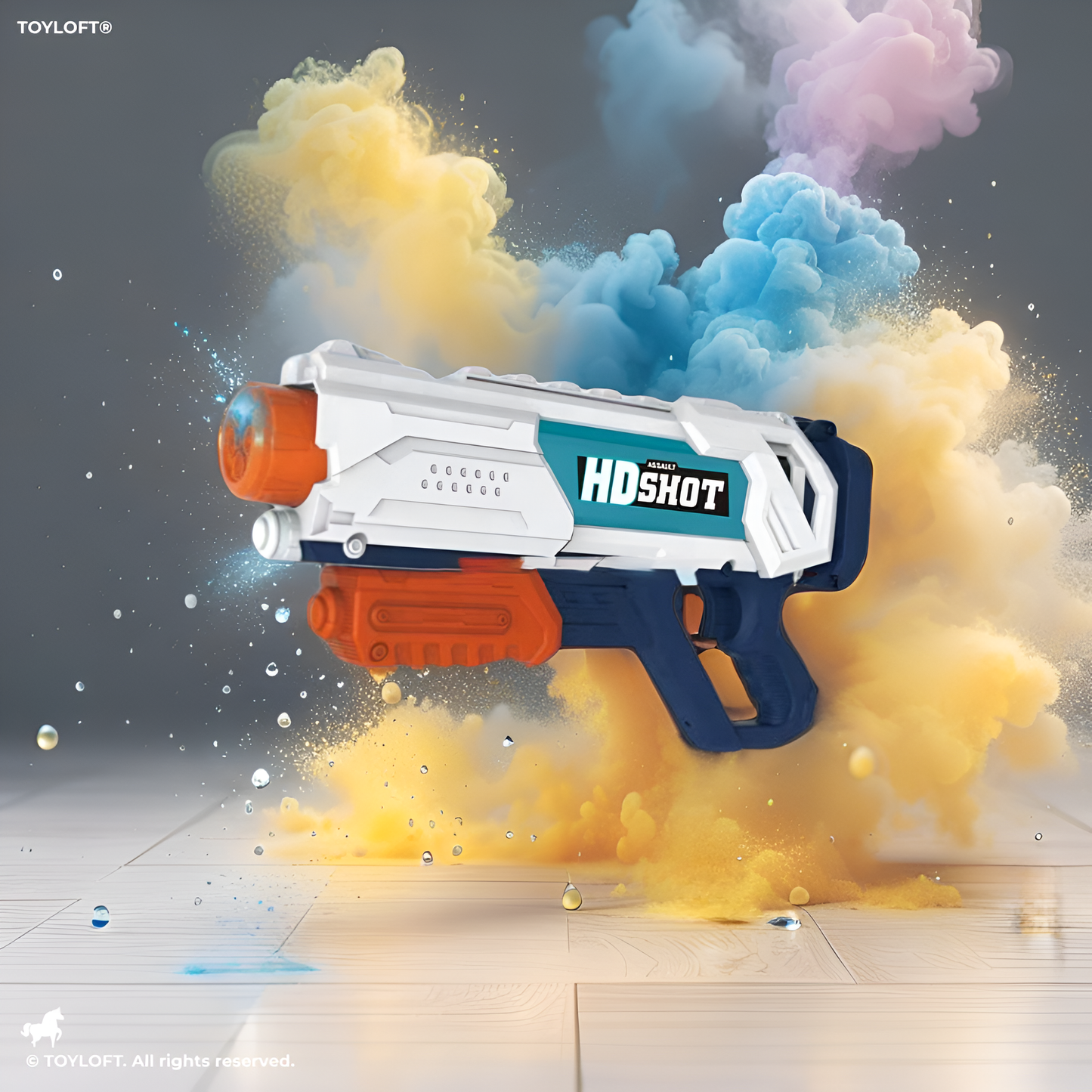 Powerful 700ML Water Gun Pichkari For Kids & Adults with – Ultimate Summer Fun LMI11820.