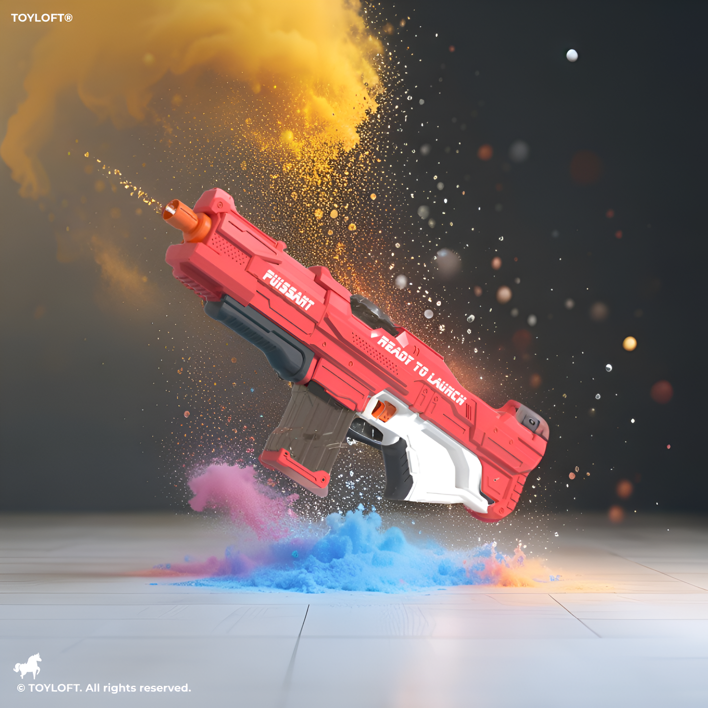 HydroStrike 600 Automatic Electric Water Gun – 600ML High-Pressure Spray Gun for Summer Fun LMI14350.