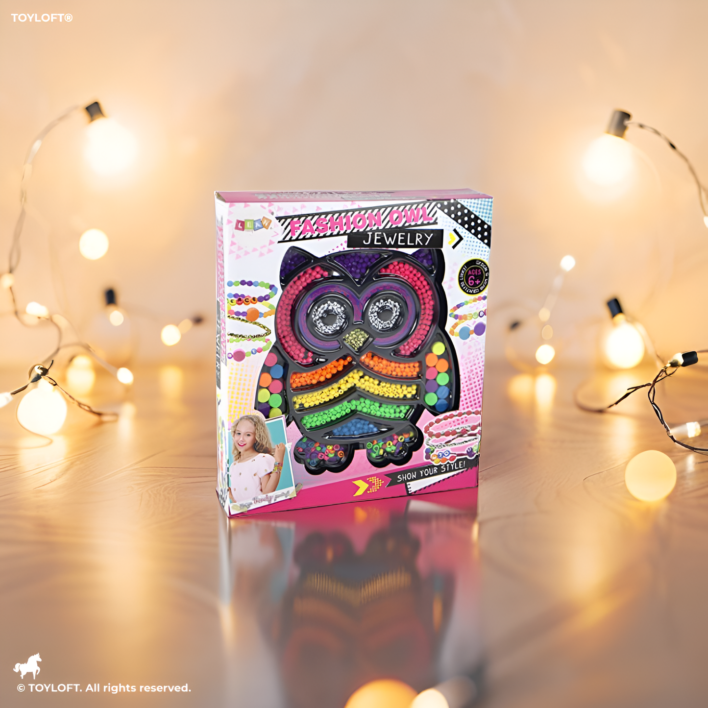 Jewelry Making Kit Beads Toy - 3000 Pcs (L-J-43)