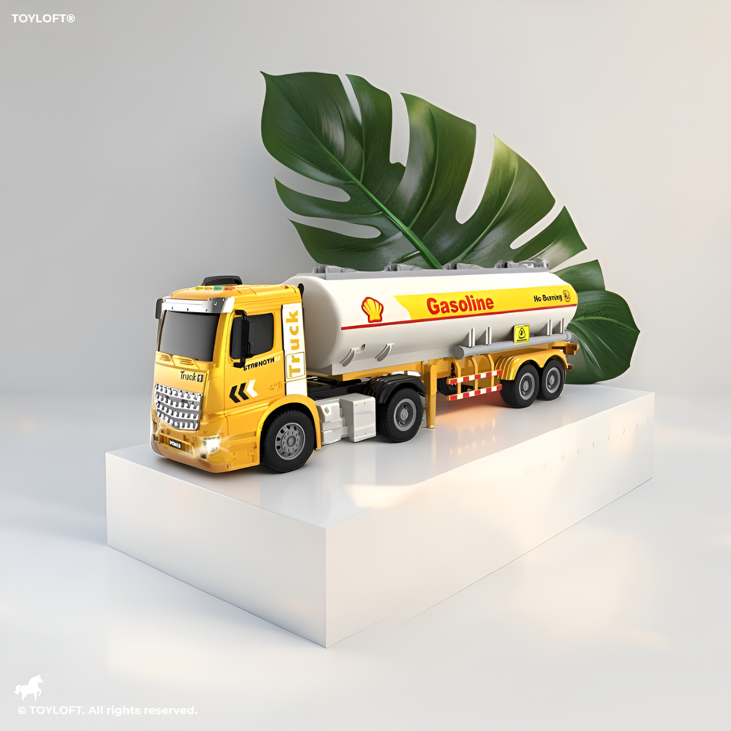 Gasoliner – Pull Back Tanker Truck Toy for Kids | Friction Powered Fuel Tanker Vehicle for Boys & Girls LMI15067.