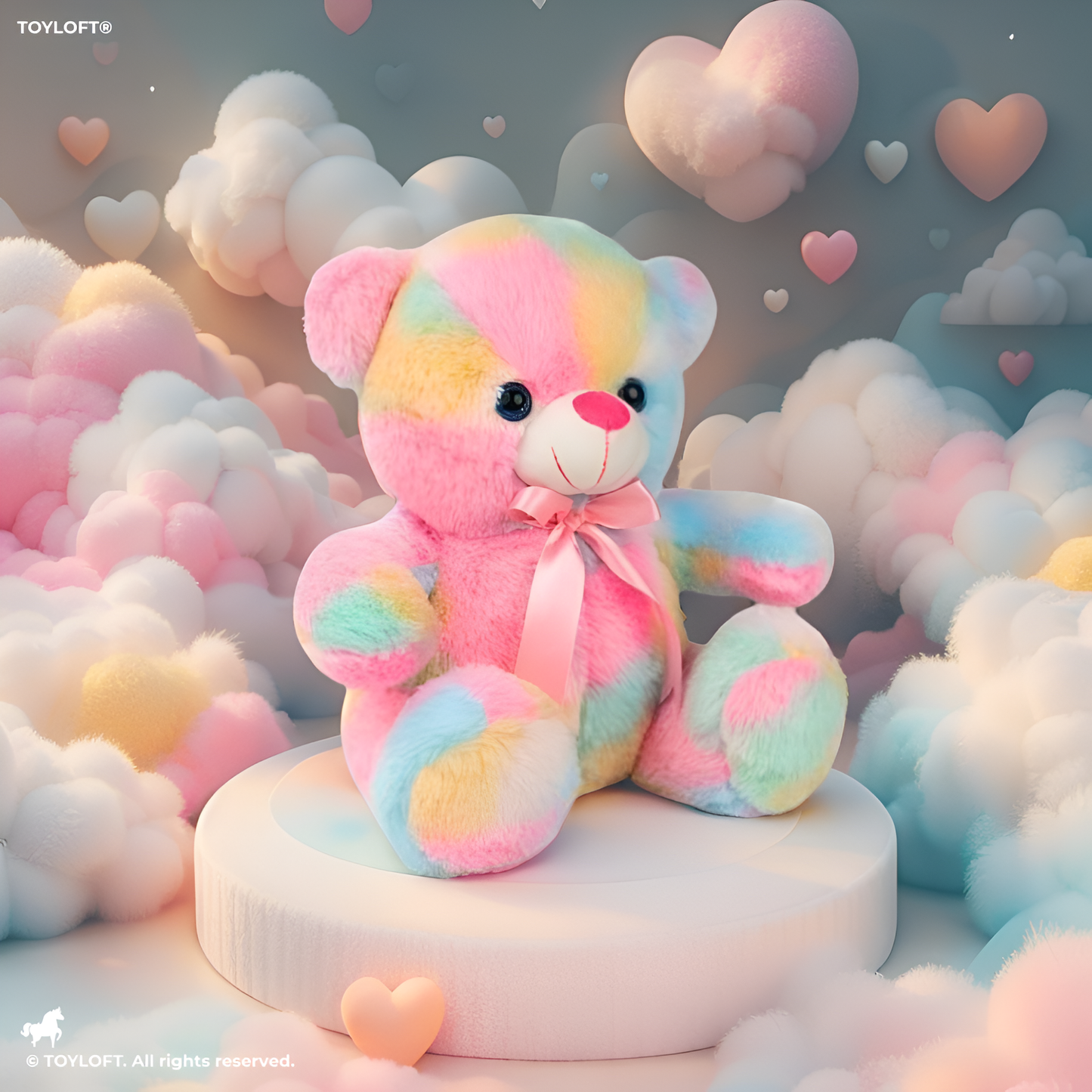 PINK - Cotton Hugz – 8 Inch Soft & Cuddly Teddy Bear | Adorable Plush Toy for kids - MS14571
