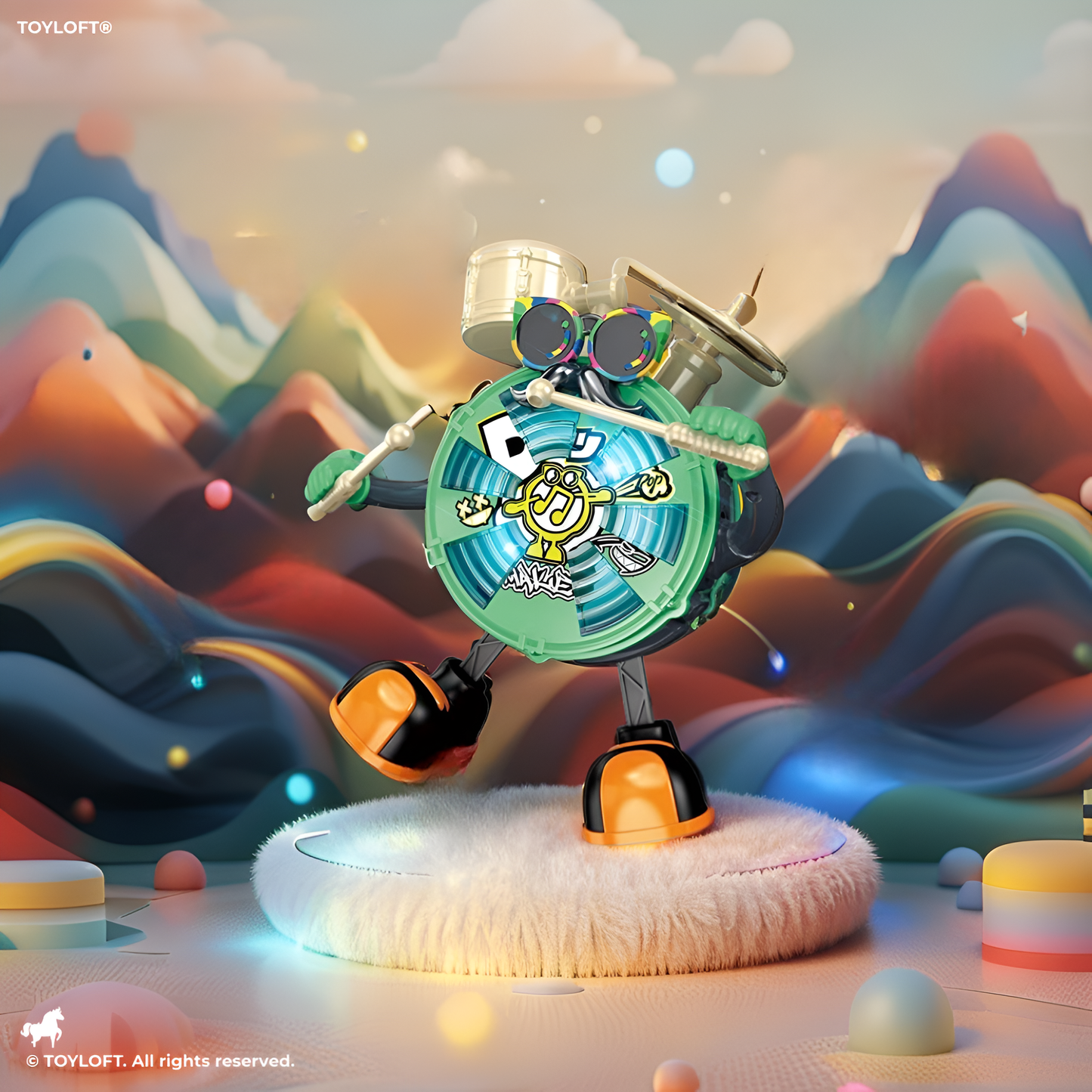 Mr. Jack Dancing Drum Toy for Kids - Interactive Musical Fun | TV-N-24