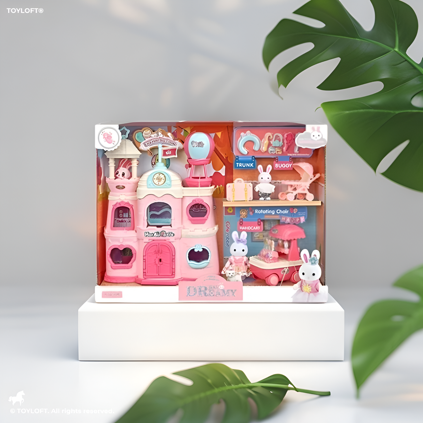 Bunny Haven Dollhouse – Cute Rabbit-Themed Playset for Kids | Adorable Mini Doll House Toy - NX13770