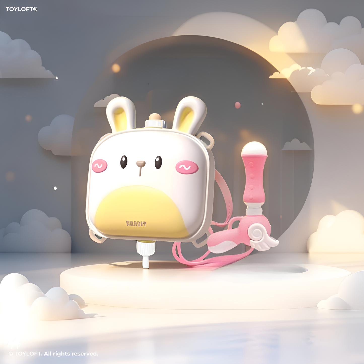 BunnySplash – 2000ml Backpack Water Gun for Kids | Large Capacity Holi Pichkari with Adjustable Straps LMI14305.