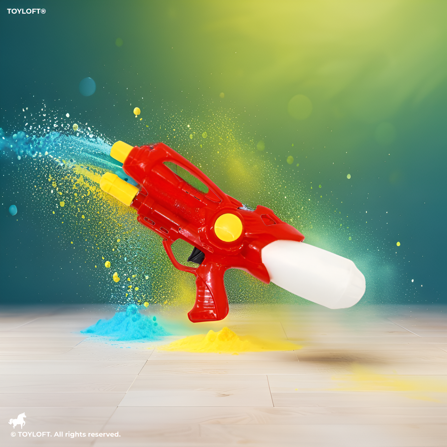 AeroStream – High-Pressure Long Distance Water Gun | Kids Holi Pichkari Outdoor Toy Red LMI14554.
