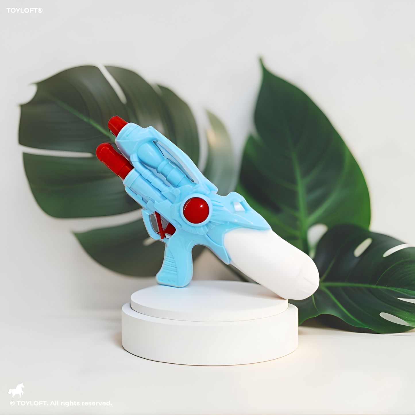 AeroStream – High-Pressure Long Distance Water Gun | Kids Holi Pichkari Outdoor Toy Blue LMI14554.