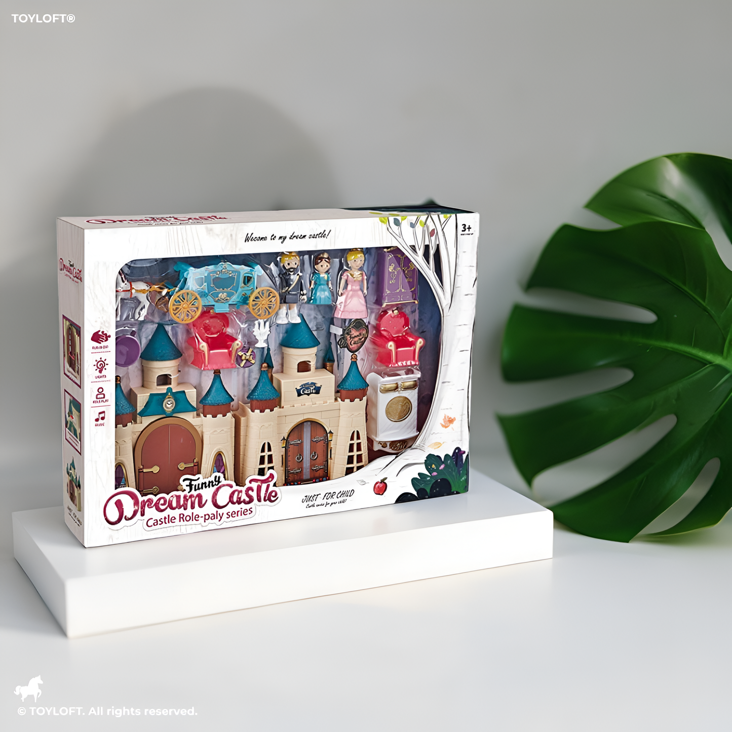 Dream Castle Role Play Toy House For Kids - Green (MS-M-53)