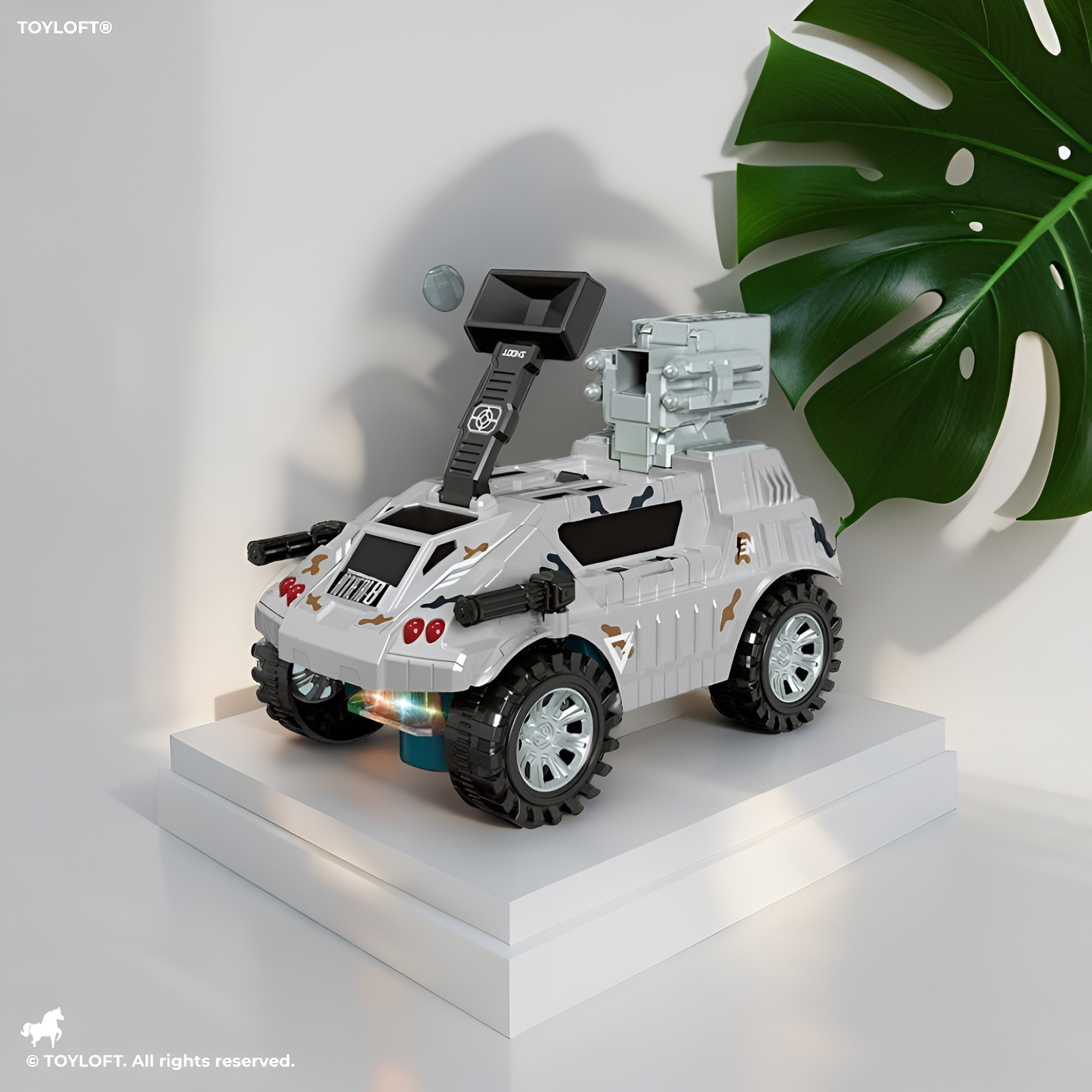 Grey Armored Vehicles Truck Toy for Kids - Durable & Action-Packed | MS-O-24